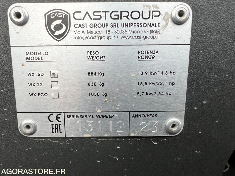 MINI CHARGEUSE WORKY QUAD WX15D - اللودر: صورة 5 MINI CHARGEUSE WORKY QUAD WX15D - اللودر: صورة 5