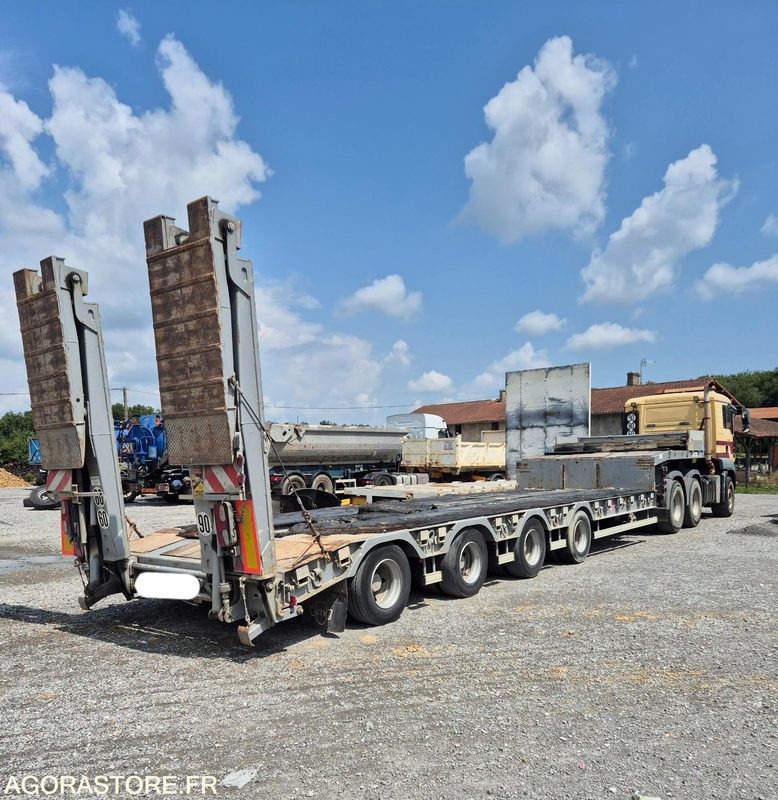 Porte engins 4 essieux - مقطورة بلودر منخفض: صورة 2 Porte engins 4 essieux - مقطورة بلودر منخفض: صورة 2