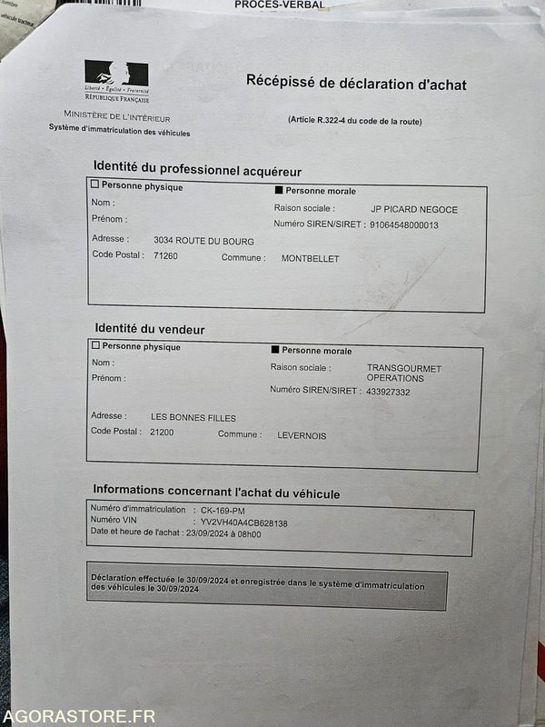 Porteur Volvo frigo - شاحنة: صورة 5 Porteur Volvo frigo - شاحنة: صورة 5