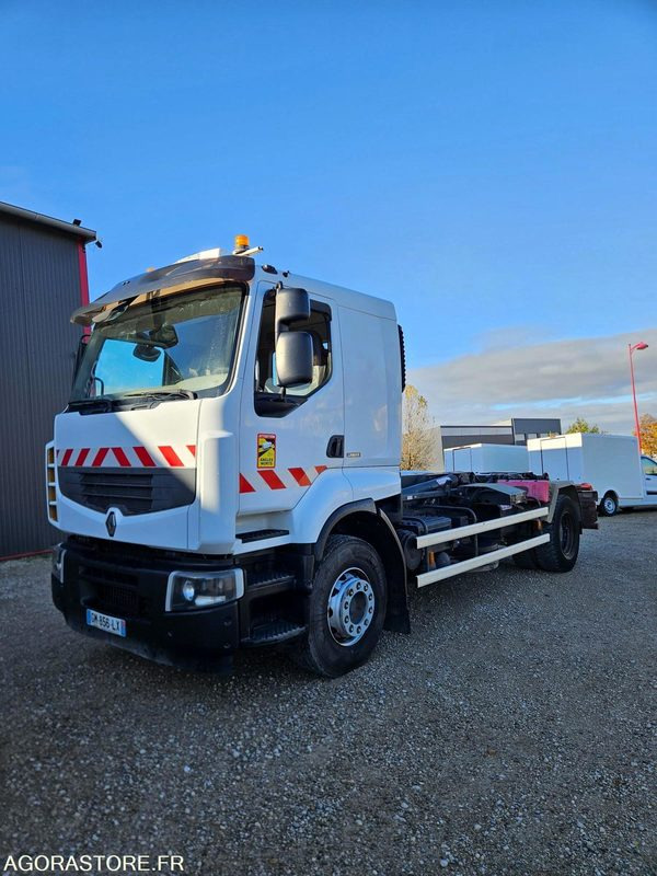 Renault Polybenne 410 DXI 4X2 Bras Guima PTRA 40T - 2009 - 219 000Km - شاحنة: صورة 1 Renault Polybenne 410 DXI 4X2 Bras Guima PTRA 40T - 2009 - 219 000Km - شاحنة: صورة 1