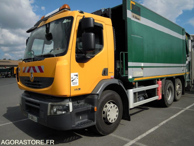 Renault Premium 380 6x2 DXI 11 équipé d'une benne SEMAT OM Série 14000 - شاحنة قمامة: صورة 1 Renault Premium 380 6x2 DXI 11 équipé d'une benne SEMAT OM Série 14000 - شاحنة قمامة: صورة 1