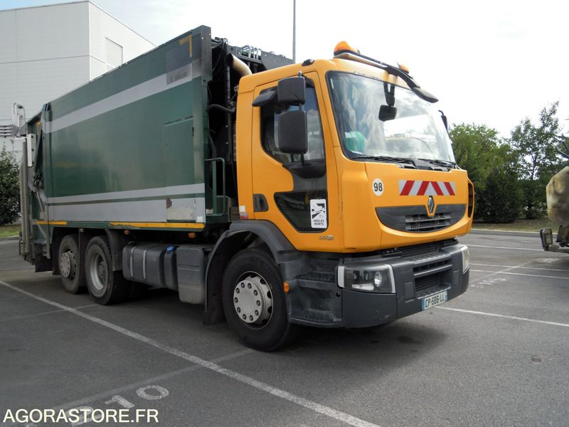 Renault Premium 380 6x2 DXI 11 équipé d'une benne SEMAT OM Série 14000 - شاحنة قمامة: صورة 2 Renault Premium 380 6x2 DXI 11 équipé d'une benne SEMAT OM Série 14000 - شاحنة قمامة: صورة 2
