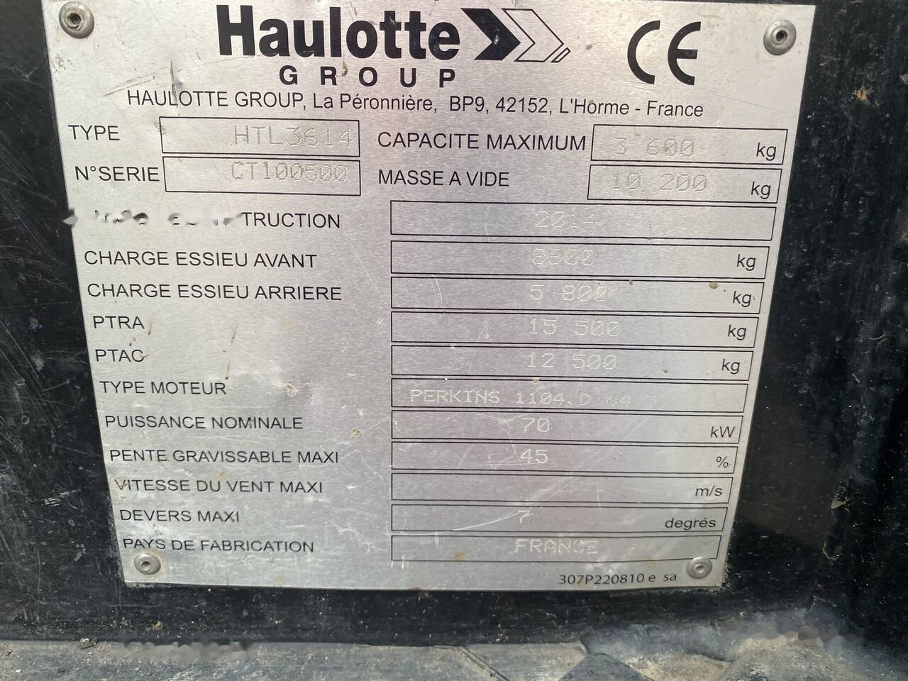 Haulotte HTL 3614 - آلة رفع ونقل تلسكوبية: صورة 2 Haulotte HTL 3614 - آلة رفع ونقل تلسكوبية: صورة 2