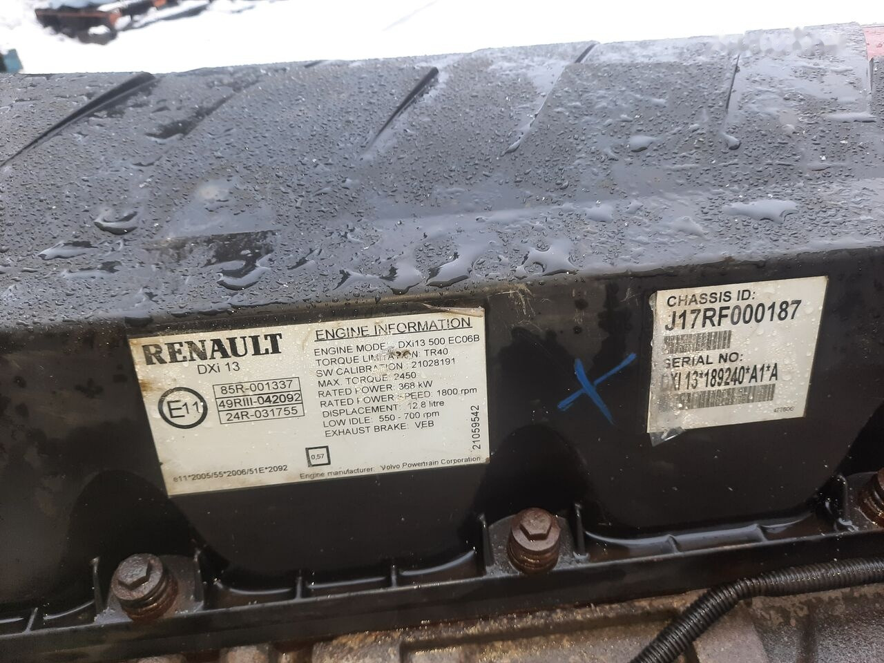 Renault DXI 13 500 EC06B Renault Magnum - محرك - شاحنة: صورة 5 Renault DXI 13 500 EC06B Renault Magnum - محرك - شاحنة: صورة 5