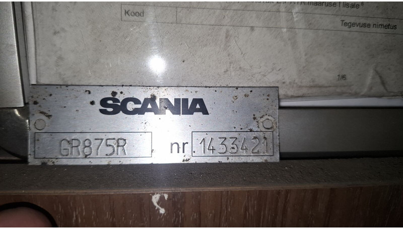 Scania BUS -GR875R . GRSO 905R. - صندوق التروس: صورة 5 Scania BUS -GR875R . GRSO 905R. - صندوق التروس: صورة 5