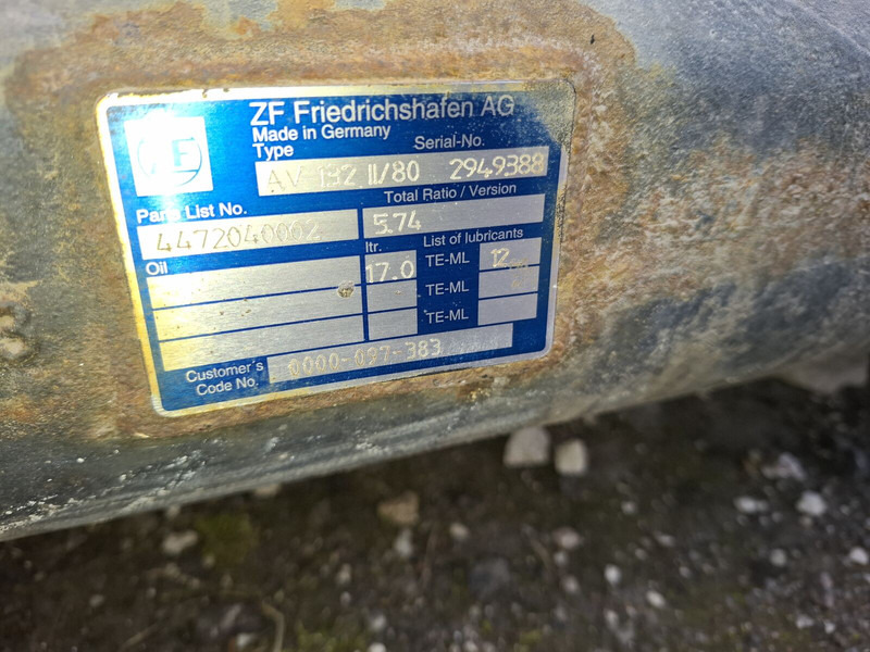 ZF Eaton Неоплан 660.4.22 Мерседес 407. Citara-2.84 DAF-1339G.2.93 - المحور الخلفي: صورة 2 ZF Eaton Неоплан 660.4.22 Мерседес 407. Citara-2.84 DAF-1339G.2.93 - المحور الخلفي: صورة 2