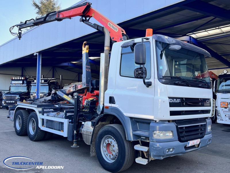 DAF CF 85.410 6x4 Bladgeveerd, Palfinger PK16001, Palift - شاحنة برافعة خطافية, شاحنة كرين: صورة 1 DAF CF 85.410 6x4 Bladgeveerd, Palfinger PK16001, Palift - شاحنة برافعة خطافية, شاحنة كرين: صورة 1