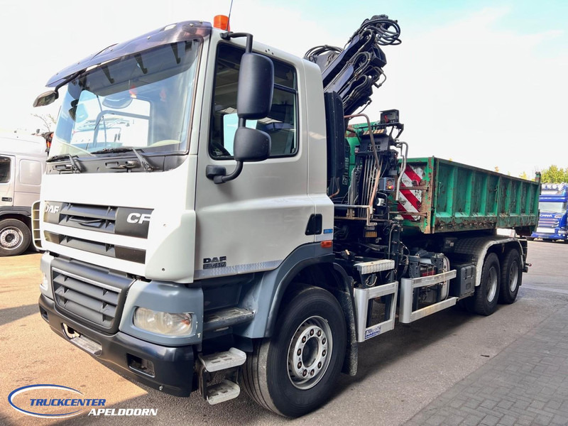 DAF CF 85.410 ATE, Hiab 166-3, 6x4 Big axle, Steel spring - شاحنة برافعة خطافية, شاحنة كرين: صورة 3 DAF CF 85.410 ATE, Hiab 166-3, 6x4 Big axle, Steel spring - شاحنة برافعة خطافية, شاحنة كرين: صورة 3
