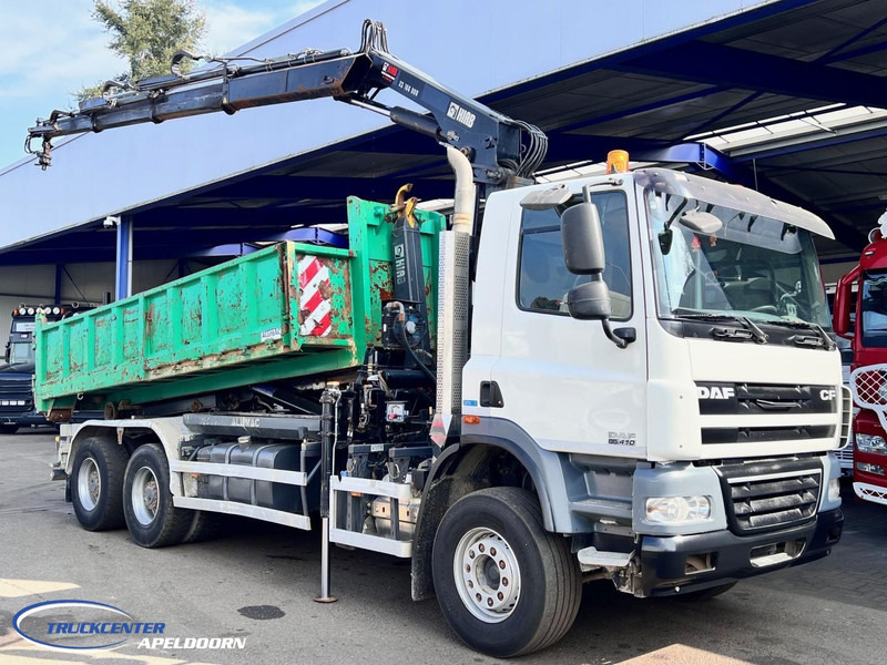 DAF CF 85.410 ATE, Hiab 166, 6x4 Steel spring - شاحنة قلاب, شاحنة كرين: صورة 1 DAF CF 85.410 ATE, Hiab 166, 6x4 Steel spring - شاحنة قلاب, شاحنة كرين: صورة 1