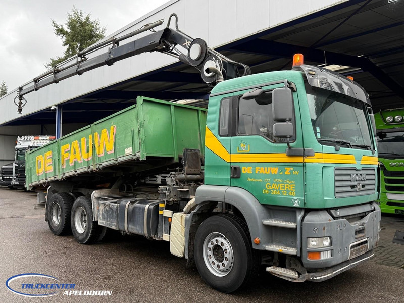 MAN TGA 26.390 6x4, Handgeschakeld, HIAB 166 E-4 - شاحنة قلاب, شاحنة كرين: صورة 1 MAN TGA 26.390 6x4, Handgeschakeld, HIAB 166 E-4 - شاحنة قلاب, شاحنة كرين: صورة 1