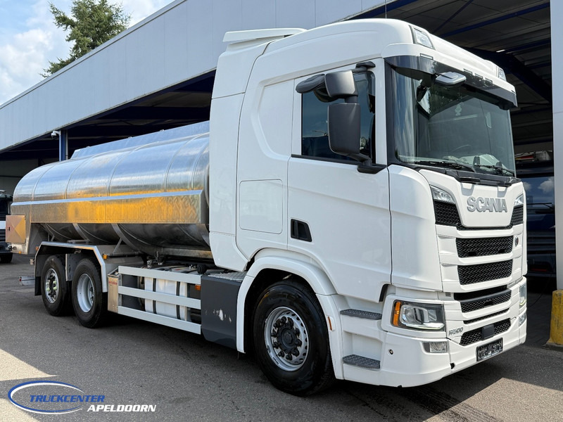 Scania R500 NGS 15000 Liter, Retarder, Stuuras, RVS tank - melk - water - شاحنة صهريج: صورة 1 Scania R500 NGS 15000 Liter, Retarder, Stuuras, RVS tank - melk - water - شاحنة صهريج: صورة 1