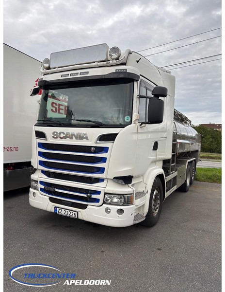 Scania R580 V8 Retarder, Stuuras, 15000 Liter roestvrijstalen tank - شاحنة صهريج: صورة 1 Scania R580 V8 Retarder, Stuuras, 15000 Liter roestvrijstalen tank - شاحنة صهريج: صورة 1