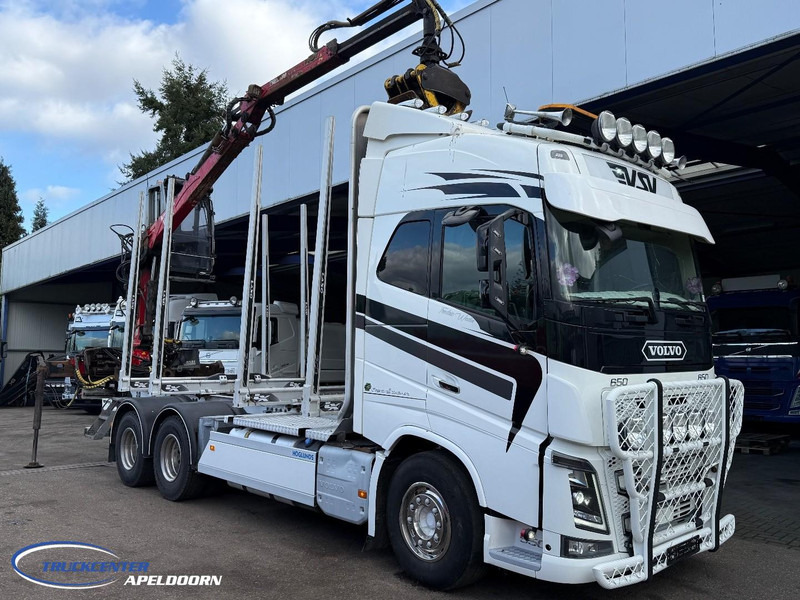 Volvo FH 650 6x4, FTG V1000X.81 laadkraan - شاحنة قطع الأشجار, شاحنة كرين: صورة 1 Volvo FH 650 6x4, FTG V1000X.81 laadkraan - شاحنة قطع الأشجار, شاحنة كرين: صورة 1