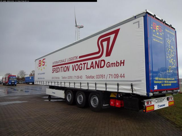 Krone Sattelauflieger SDP 27 eLB4-CS Krone, Schiebever - نصف مقطورة بستائر جانبية: صورة 3 Krone Sattelauflieger SDP 27 eLB4-CS Krone, Schiebever - نصف مقطورة بستائر جانبية: صورة 3