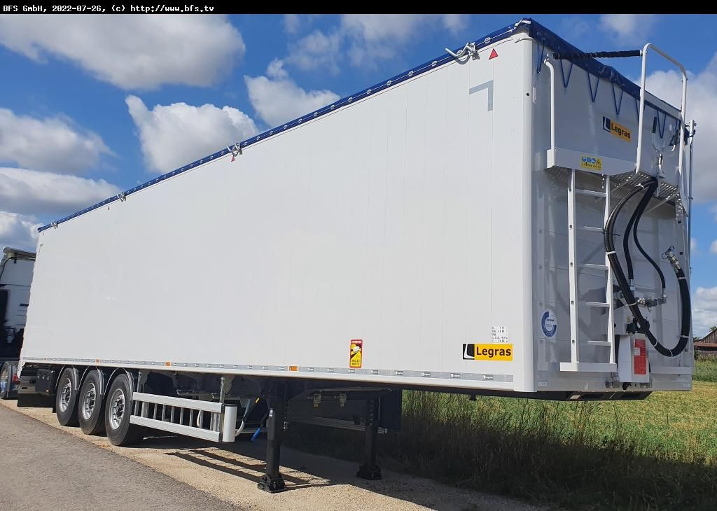 Legras Schubboden FMA LEICHT 91,4 m³, 7mm, 2/2, Seitens - نصف مقطورة ذات أرضية سير: صورة 1 Legras Schubboden FMA LEICHT 91,4 m³, 7mm, 2/2, Seitens - نصف مقطورة ذات أرضية سير: صورة 1