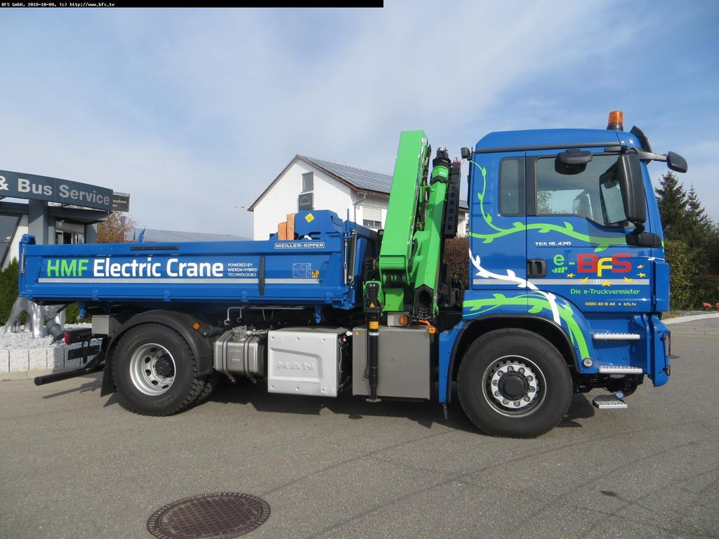 MAN TGS 18.420 4x4H BL HMF,Elektrokran 1820 K4 RC - شاحنة قلاب: صورة 3 MAN TGS 18.420 4x4H BL HMF,Elektrokran 1820 K4 RC - شاحنة قلاب: صورة 3