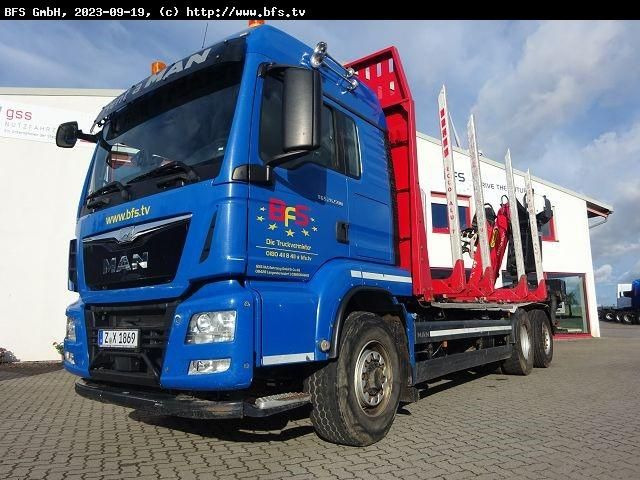 MAN TGS 26.500 6x4H-4BL Kurzholz - شاحنة قطع الأشجار: صورة 1 MAN TGS 26.500 6x4H-4BL Kurzholz - شاحنة قطع الأشجار: صورة 1