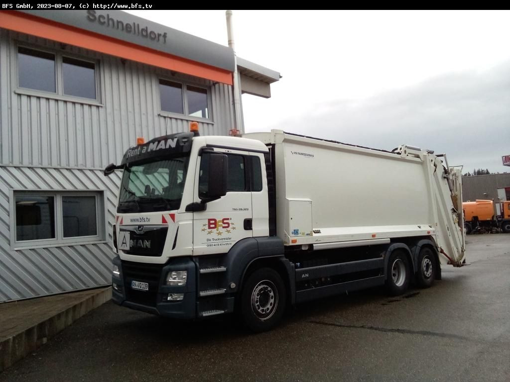 MAN TGS 28.320 6x2-4 BL HS UL Olympus 23 - Euro Max - شاحنة قمامة: صورة 1 MAN TGS 28.320 6x2-4 BL HS UL Olympus 23 - Euro Max - شاحنة قمامة: صورة 1