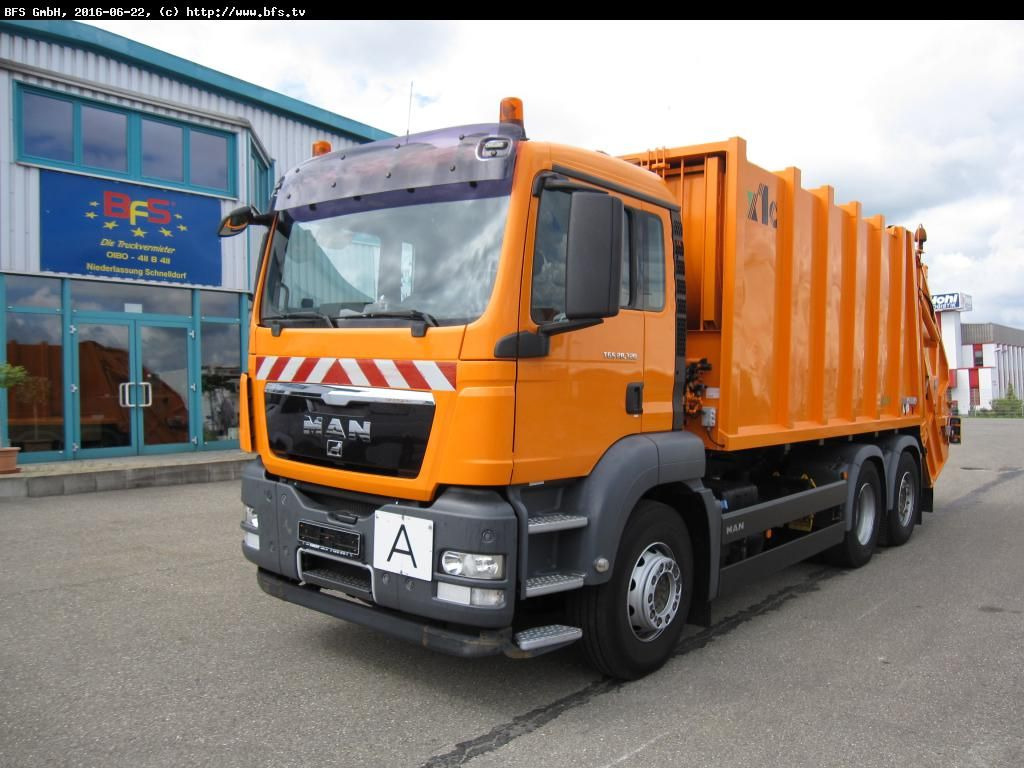 MAN TGS 28.320 6x2-4 BL Sperrmüll Haller M21 x1 C oh - شاحنة قمامة: صورة 1 MAN TGS 28.320 6x2-4 BL Sperrmüll Haller M21 x1 C oh - شاحنة قمامة: صورة 1