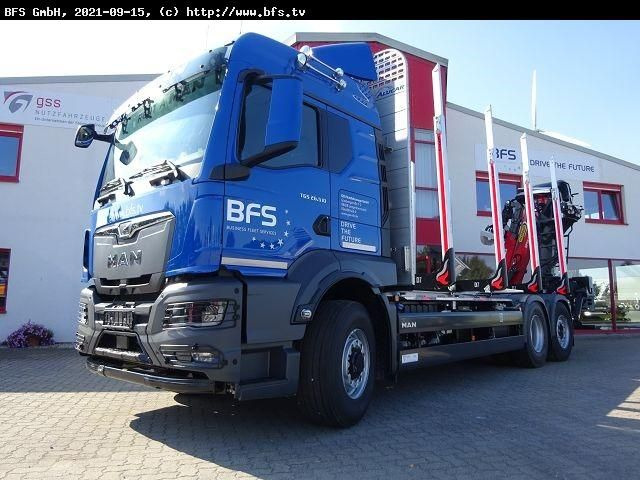 MAN TGS (TG3) 26.510 6x4H-4 BL CH Kurzholz Bio Öl - شاحنة قطع الأشجار: صورة 1 MAN TGS (TG3) 26.510 6x4H-4 BL CH Kurzholz Bio Öl - شاحنة قطع الأشجار: صورة 1