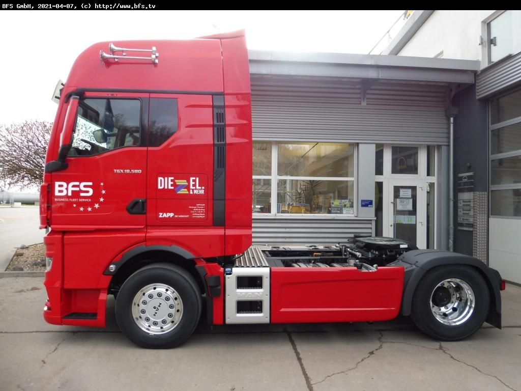 MAN TGX (TG3) 18.580 4x2 BL SA Kipphydraulik GX - مقطورة السحب: صورة 4 MAN TGX (TG3) 18.580 4x2 BL SA Kipphydraulik GX - مقطورة السحب: صورة 4