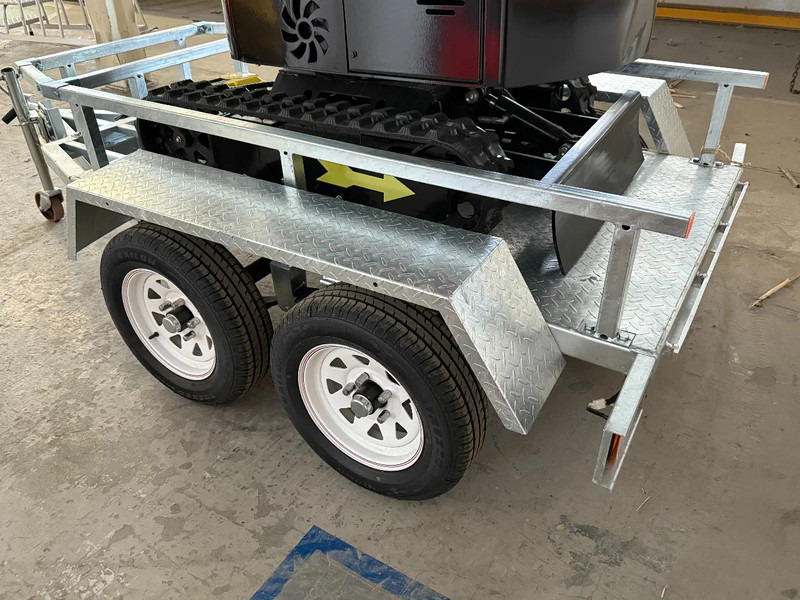 حفار صغير JPC HT12 + TRAILER - NEW AND UNUSED BOTH!: صورة 10