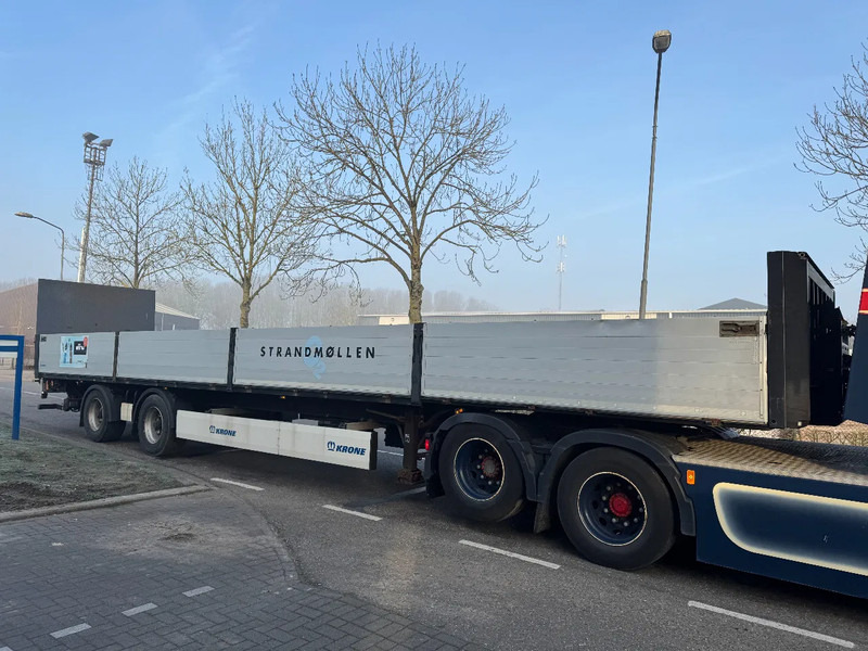 Krone SZ - 2 AXLE BPW + STEERING + ZEPRO Z 2500-150 MA LIFT - نصف مقطورة مسطحة: صورة 1 Krone SZ - 2 AXLE BPW + STEERING + ZEPRO Z 2500-150 MA LIFT - نصف مقطورة مسطحة: صورة 1