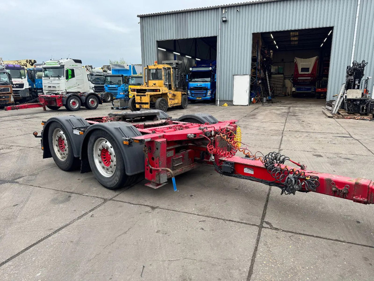 Krone ZZ 2X SAF AXLE UITSCHUIFBARE AANSLUITING - مقطورة دوللي: صورة 1 Krone ZZ 2X SAF AXLE UITSCHUIFBARE AANSLUITING - مقطورة دوللي: صورة 1