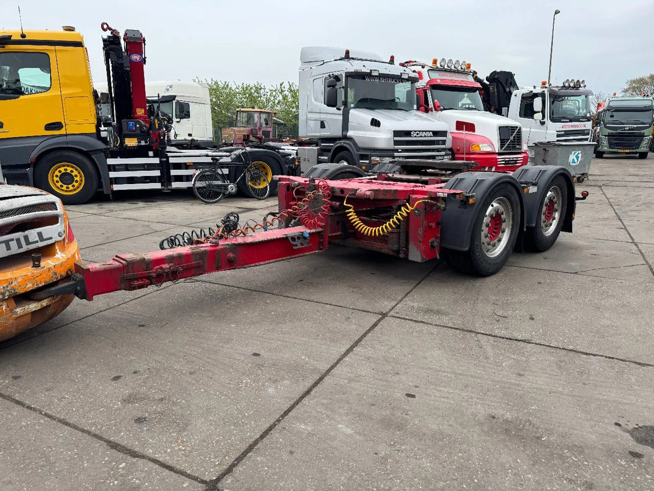 Krone ZZ 2X SAF AXLE UITSCHUIFBARE AANSLUITING - مقطورة دوللي: صورة 2 Krone ZZ 2X SAF AXLE UITSCHUIFBARE AANSLUITING - مقطورة دوللي: صورة 2