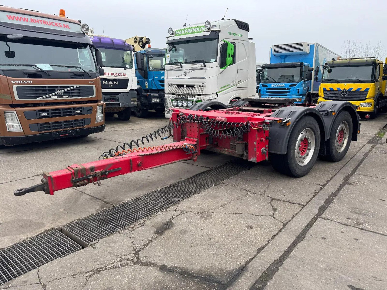 Krone ZZ 2X SAF AXLE UITSCHUIFBARE AANSLUITING - مقطورة دوللي: صورة 1 Krone ZZ 2X SAF AXLE UITSCHUIFBARE AANSLUITING - مقطورة دوللي: صورة 1