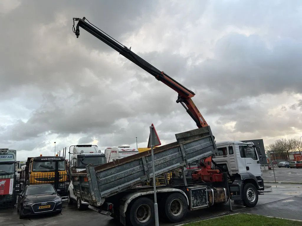 MAN TGA 26.390 6X4 + PALFINGER PK17502 + TIPPER - FU - شاحنة كرين, شاحنة قلاب: صورة 5 MAN TGA 26.390 6X4 + PALFINGER PK17502 + TIPPER - FU - شاحنة كرين, شاحنة قلاب: صورة 5