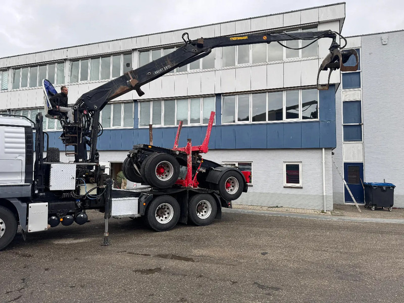 MAN TGS 33.480 6X4 + HIAB 251S.82 + TRAILER 2 AXLE KRAEMER - شاحنة قطع الأشجار, شاحنة كرين: صورة 5 MAN TGS 33.480 6X4 + HIAB 251S.82 + TRAILER 2 AXLE KRAEMER - شاحنة قطع الأشجار, شاحنة كرين: صورة 5