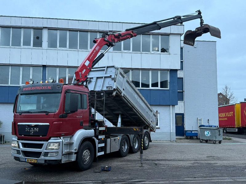 MAN TGS 35.480 8X4 + HMF 2420-K3 REMOTE + TIPPER - شاحنة كرين: صورة 2 MAN TGS 35.480 8X4 + HMF 2420-K3 REMOTE + TIPPER - شاحنة كرين: صورة 2