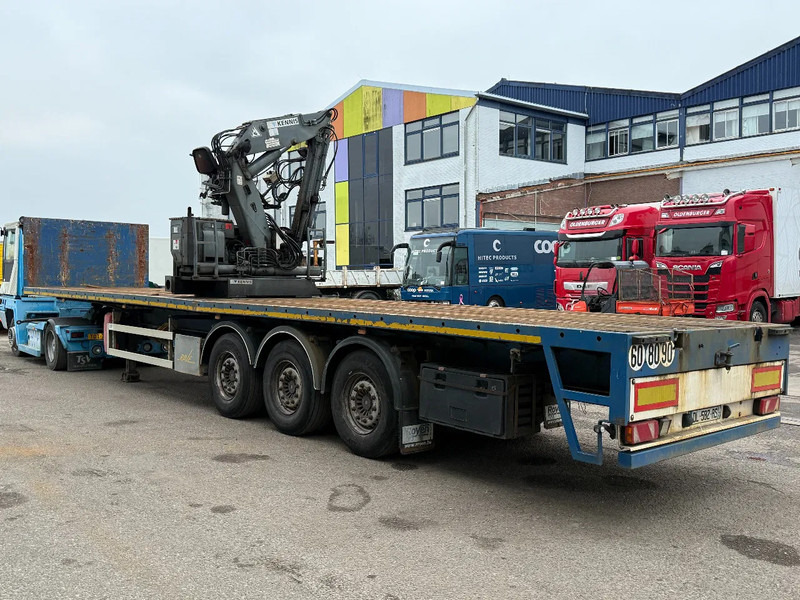 Royen RS3H4 + KENNIS CRANE - 3 AXLE - SAF - نصف مقطورة مسطحة: صورة 4 Royen RS3H4 + KENNIS CRANE - 3 AXLE - SAF - نصف مقطورة مسطحة: صورة 4