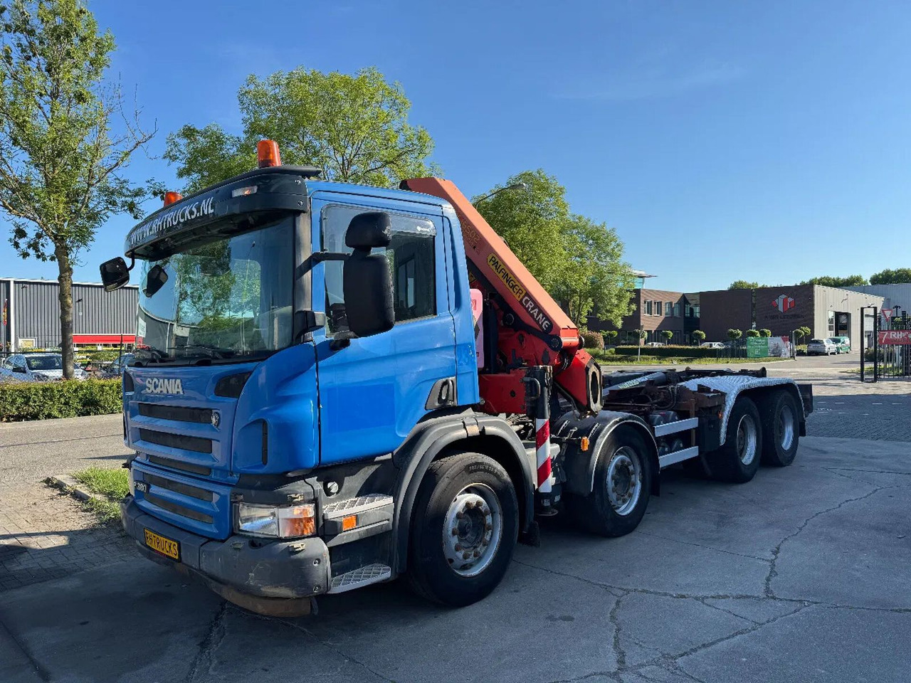 Scania P380 8X4 PALFINGER HOOK + PALFINGER PK16502 + RE - شاحنة برافعة خطافية, شاحنة كرين: صورة 3 Scania P380 8X4 PALFINGER HOOK + PALFINGER PK16502 + RE - شاحنة برافعة خطافية, شاحنة كرين: صورة 3