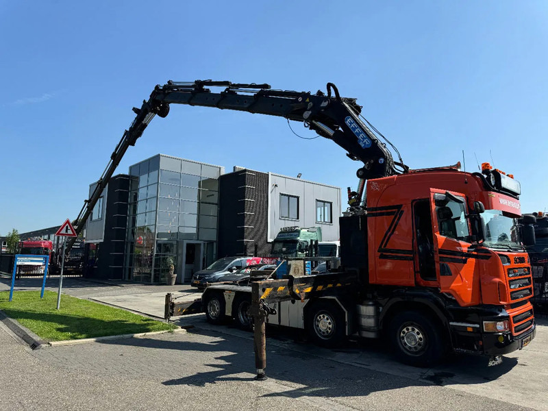 Scania R560 V8 8X2 + EFFER CRANE 1550 6S + FLYJIP 6XHYDR + REMOTE + WINCH - مقطورة السحب: صورة 4 Scania R560 V8 8X2 + EFFER CRANE 1550 6S + FLYJIP 6XHYDR + REMOTE + WINCH - مقطورة السحب: صورة 4