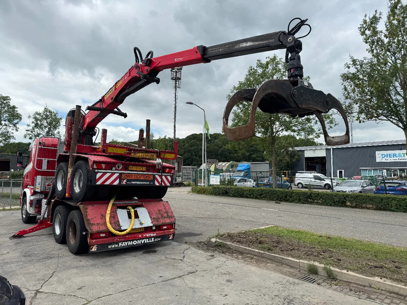شاحنة قطع الأشجار Scania R580 6X4 EPSILON S270L88 2 AXLE HANGER: صورة 6
