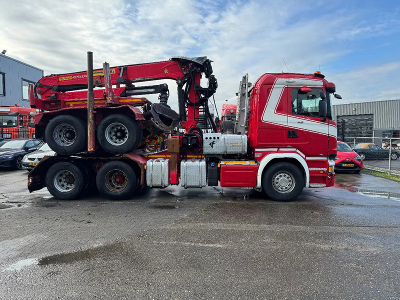 شاحنة قطع الأشجار Scania R580 6X4 EPSILON S270L88 2 AXLE HANGER: صورة 20