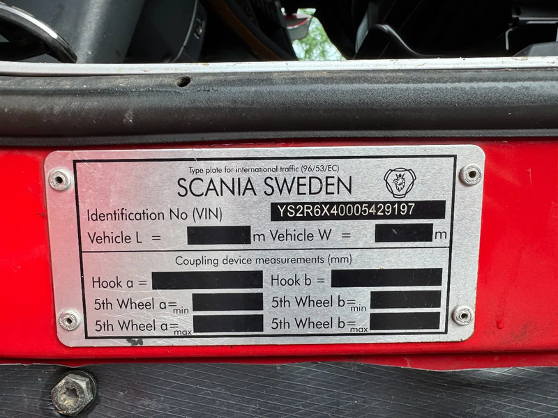 شاحنة قطع الأشجار Scania R580 6X4 EPSILON S270L88 2 AXLE HANGER: صورة 14