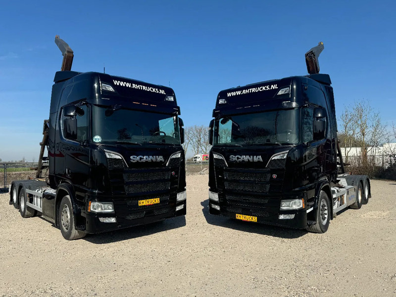 Scania R580 V8 6X2 VDL HOOK 20T RETARDER EURO 6 2 UNITS - شاحنة برافعة خطافية: صورة 1 Scania R580 V8 6X2 VDL HOOK 20T RETARDER EURO 6 2 UNITS - شاحنة برافعة خطافية: صورة 1