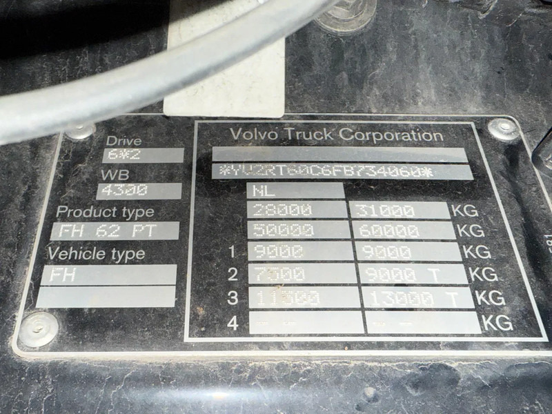 رأس تريلا Volvo FH 540 6X2 EURO 6 + STEERING & LIFTING AXLE + Volvo Dynamic Steering: صورة 19 رأس تريلا Volvo FH 540 6X2 EURO 6 + STEERING & LIFTING AXLE + Volvo Dynamic Steering: صورة 19