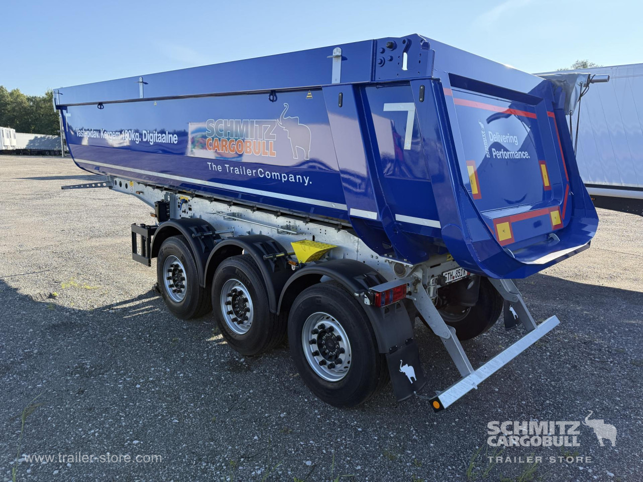 SCHMITZ Tipper Steel half pipe body 24m³ - نصف مقطورة قلابة: صورة 1 SCHMITZ Tipper Steel half pipe body 24m³ - نصف مقطورة قلابة: صورة 1