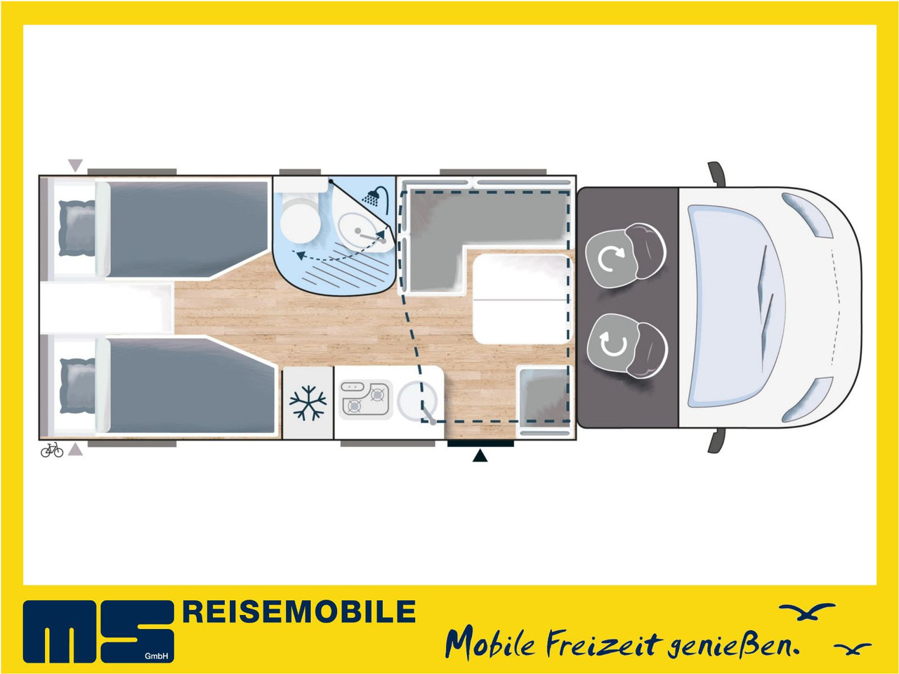Chausson 627 TITANIUM / - 2026 - / EINZELBETTEN & HUBBETT - موتر هوم شبه متكامل: صورة 2 Chausson 627 TITANIUM / - 2026 - / EINZELBETTEN & HUBBETT - موتر هوم شبه متكامل: صورة 2