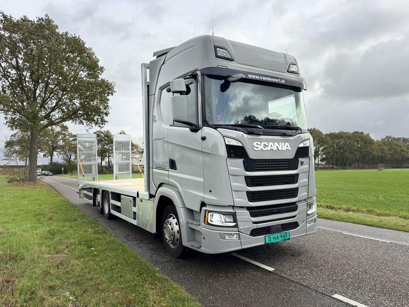 Scania S450 NGS 6X2 Machine Transporter / Oprij Vrachtwagen Euro 6 Automaat - Full Air - 2019 - APK 11-26 - شاحنة نقل سيارات شاحنة: صورة 4 Scania S450 NGS 6X2 Machine Transporter / Oprij Vrachtwagen Euro 6 Automaat - Full Air - 2019 - APK 11-26 - شاحنة نقل سيارات شاحنة: صورة 4