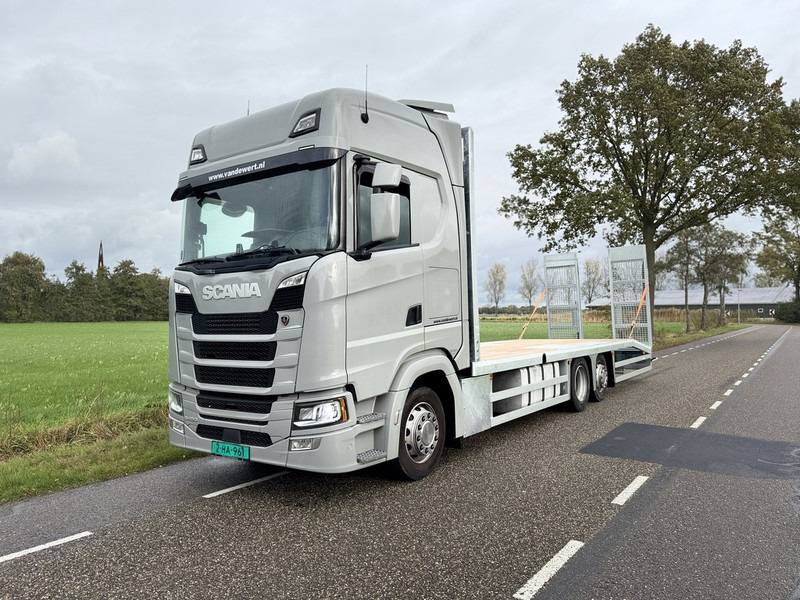 Scania S450 NGS 6X2 Machine Transporter / Oprij Vrachtwagen Euro 6 Automaat - Full Air - 2019 - APK 11-26 - شاحنة نقل سيارات شاحنة: صورة 1 Scania S450 NGS 6X2 Machine Transporter / Oprij Vrachtwagen Euro 6 Automaat - Full Air - 2019 - APK 11-26 - شاحنة نقل سيارات شاحنة: صورة 1