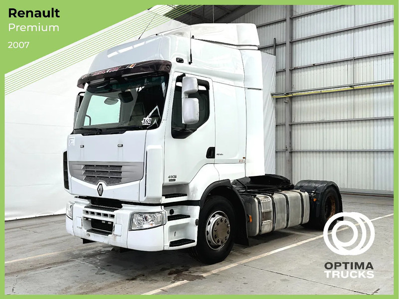Renault Premium 450 DXI - مقطورة السحب: صورة 1 Renault Premium 450 DXI - مقطورة السحب: صورة 1