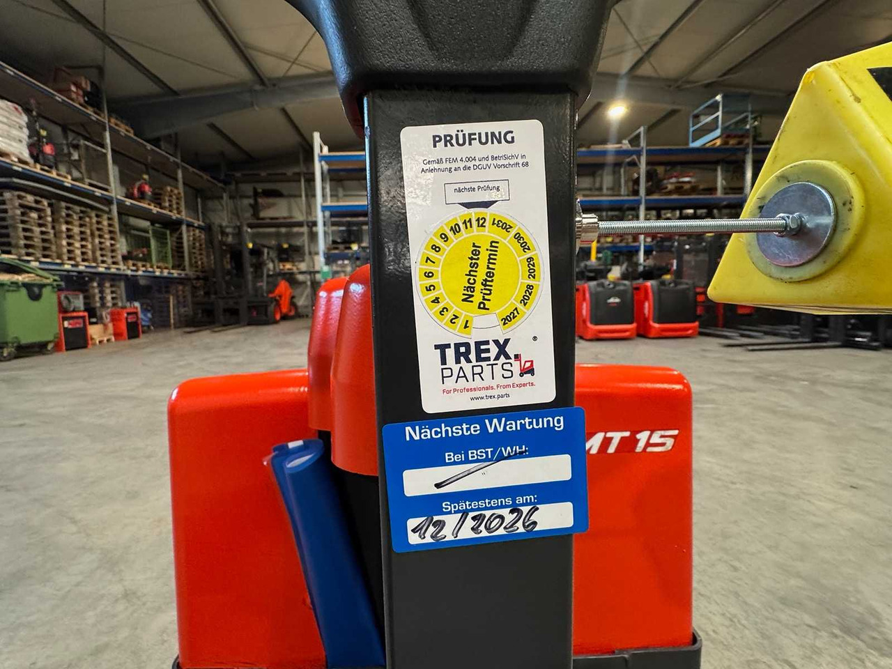 رافعة شوكية 2018 SERVICE +UVV 12/2026 LINDE MT15 1.500KG PALLET TRUCK ANT STACKER: صورة 12 رافعة شوكية 2018 SERVICE +UVV 12/2026 LINDE MT15 1.500KG PALLET TRUCK ANT STACKER: صورة 12