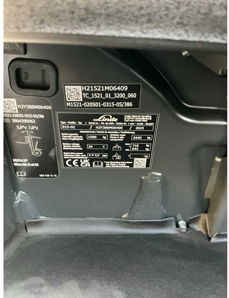 رافعة شوكية 2023 LINDE E15-02 FORKLIFT: صورة 24
