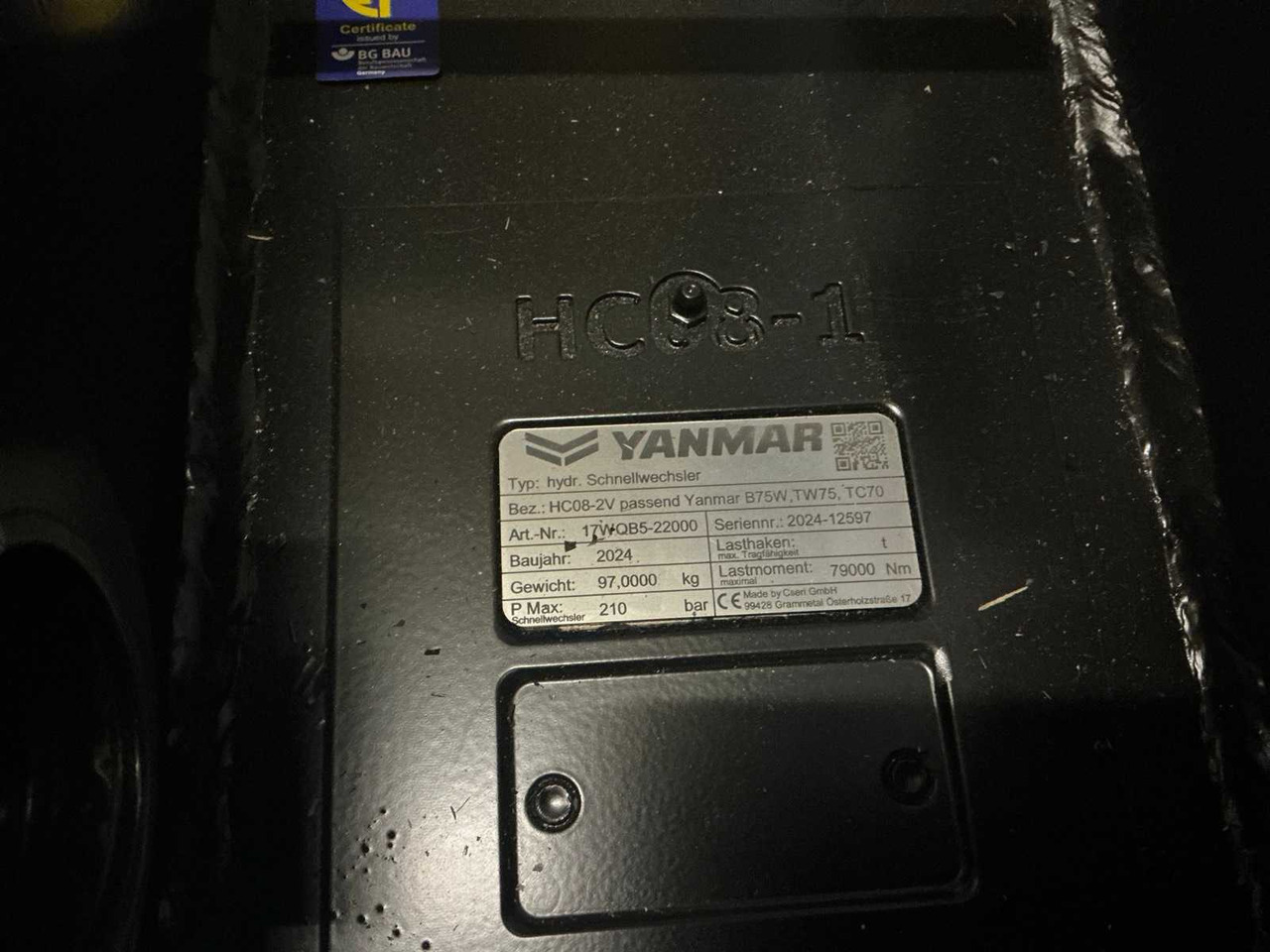 2024 YANMAR HC08-2V QUICK COUPLER, HYDR. - اللودر بعجل: صورة 4 2024 YANMAR HC08-2V QUICK COUPLER, HYDR. - اللودر بعجل: صورة 4