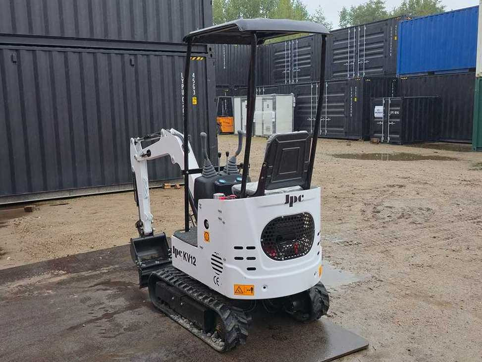 2025 - JPC - KV12 - WHITE - MINI EXCAVATOR - حفار صغير: صورة 5 2025 - JPC - KV12 - WHITE - MINI EXCAVATOR - حفار صغير: صورة 5